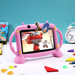MengDash Kids Tablet parental control screen with iwawa learning content.