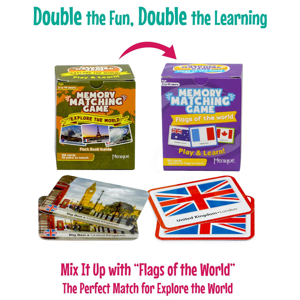 Menique mix with Flags of the World for double the play options.