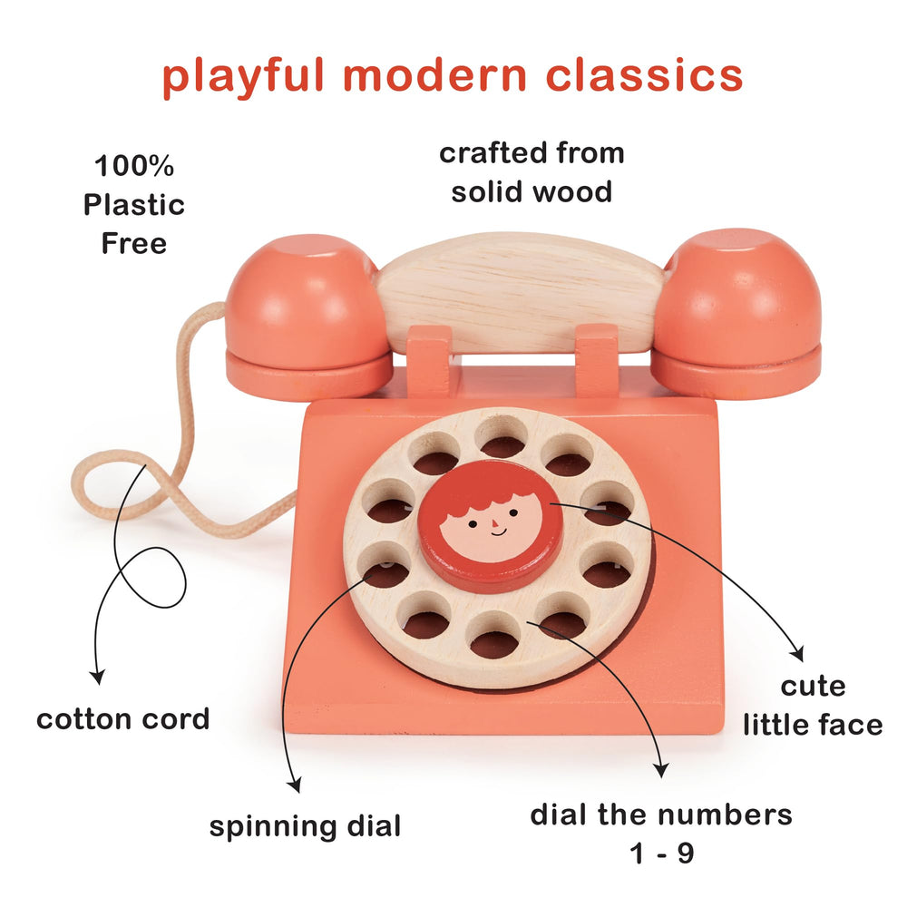 Removable receiver with tethered cord allows interactive role-play conversations.
