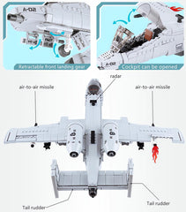 MEOA A10 Warthog model display captures a ready-to-show aircraft centerpiece