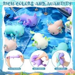 Meooeck axolotl toy party favors, perfect stocking stuffers and gift ideas.