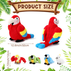 Meooeck baby parrot plush hatchling 1 for bedtime cuddles.
