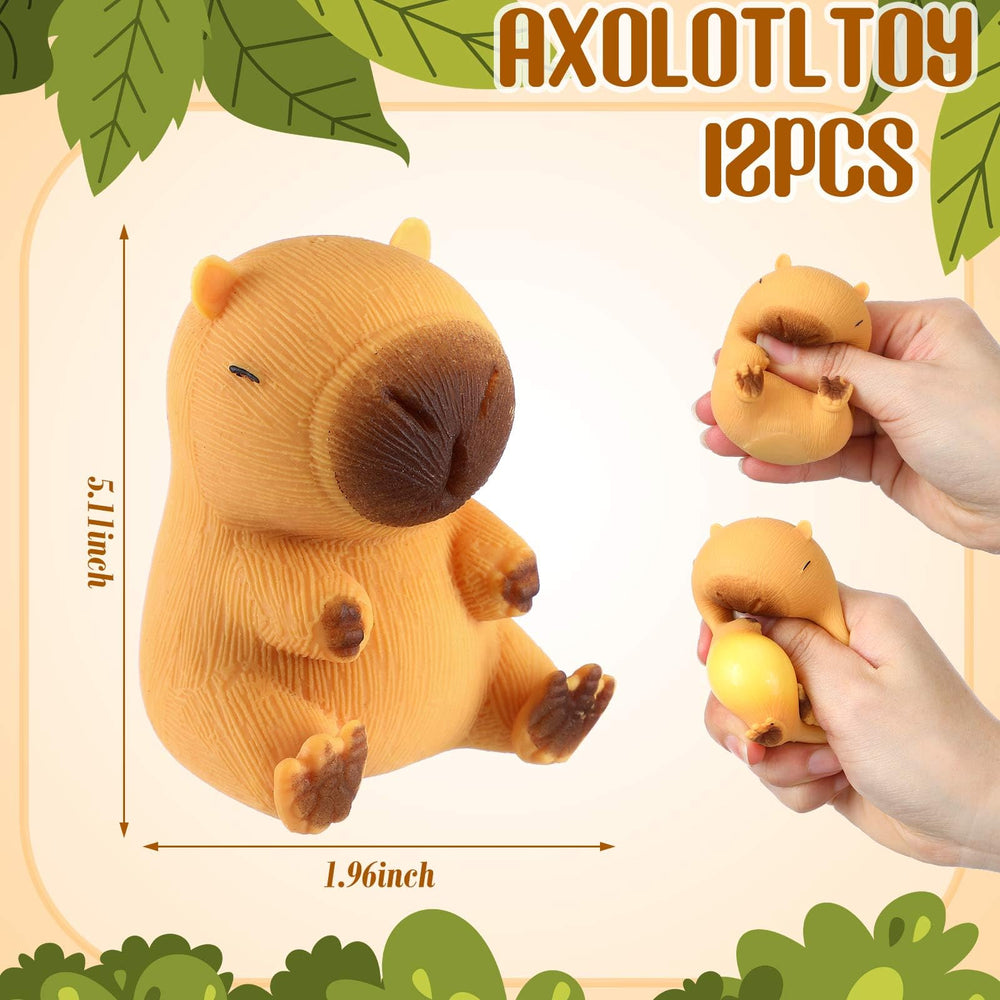 Meooeck capybara stress relief toy on desk supports focus.