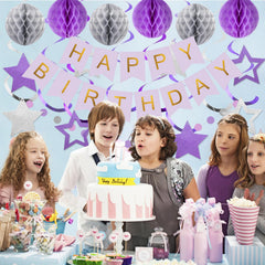 Meowtastic birthday decor package contents organized for quick setup