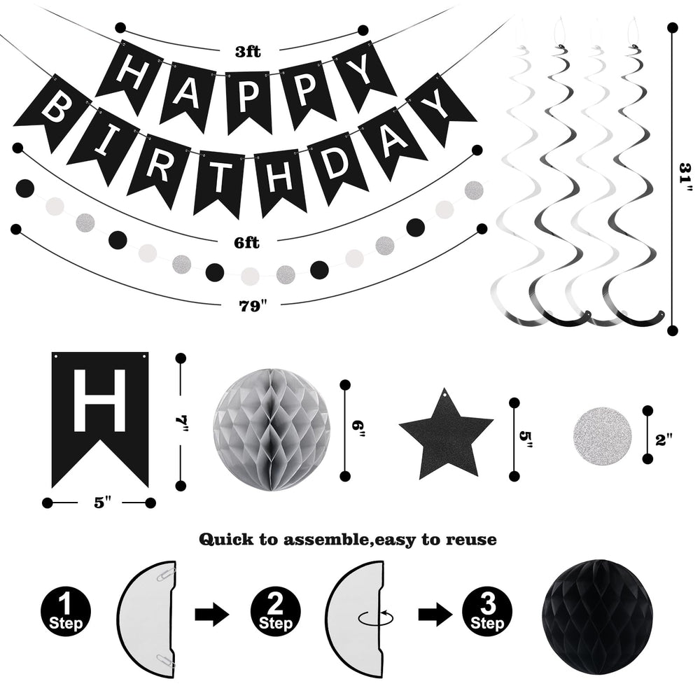 Meowtastic black and silver theme decor suits both genders and ages.