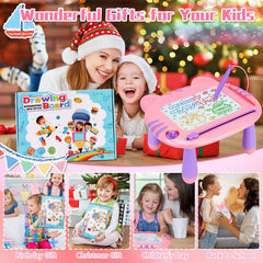 MERGUEZ gift-ready doodle board for 3-6 year olds, ideal for birthdays