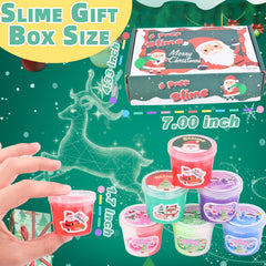 MERMAIDSLIME bright red and green jars as festive party favors