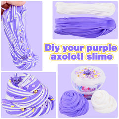 MERMAIDSLIME Box with axolotl design keeps storage simple.