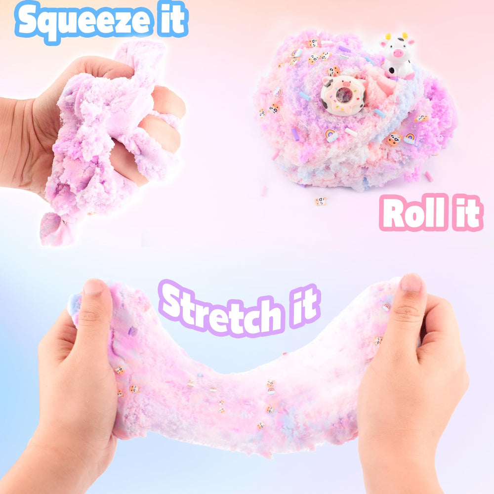 MERMAIDSLIME sensory texture close-up highlights squishiness and soothing tactile feel