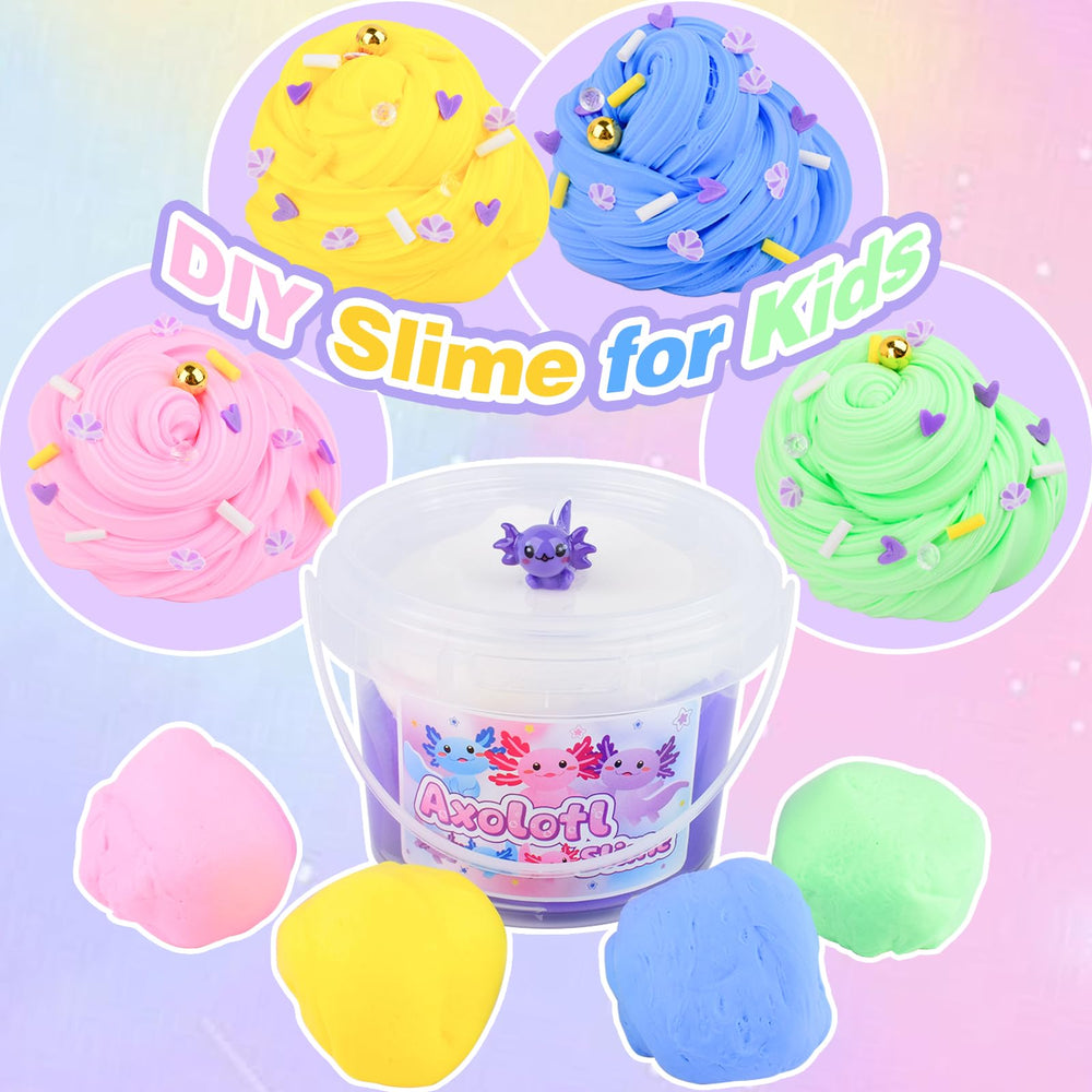 MERMAIDSLIME Stickers and sprinkles boost personalization and gift-worthy presentation.