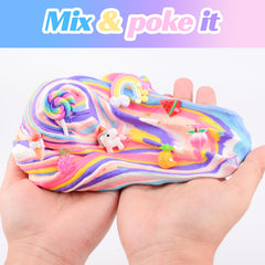 MermaidSlime butter slime kit pineapple scented for fresh fragrance