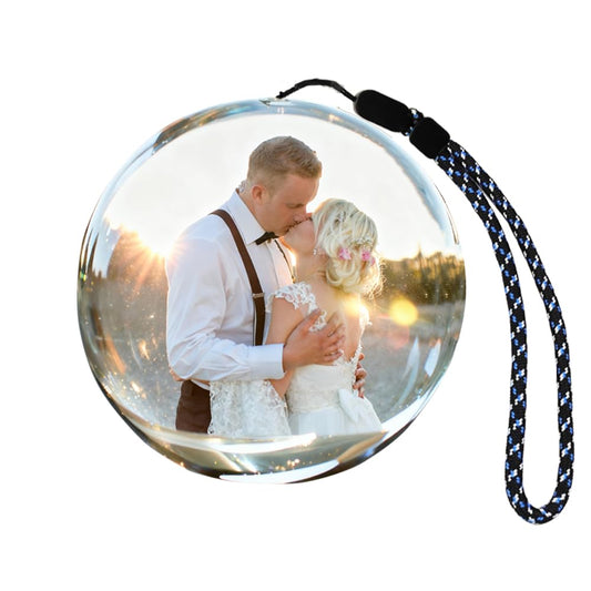MEROCOLE 2.7-inch crystal ball video player displaying memories in a floating effect, ideal for gifts.