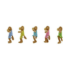 MerryMakers Monkey puppets on fingers support imaginative scenes and early literacy.