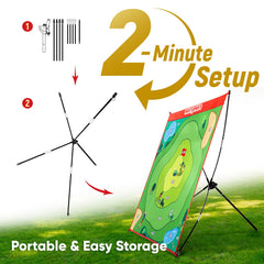 MerryMove backyard-safe design for casual practice sessions.