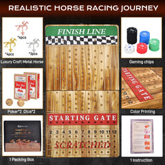 MerryPony foldable solid wood board shown compact for easy storage and transport