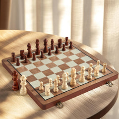 Travel-friendly MerryPony chess set ready for libraries, parks, and family trips