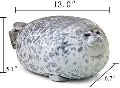 MerryXD Chubby Seal Pillow close-up fabric showing skin-friendly material