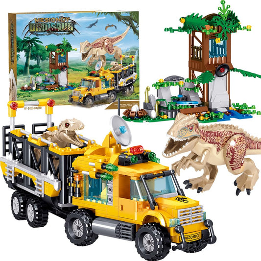 Mesiondy dinosaurs-building-blocks-set: colorful bricks for imaginative construction play and learning