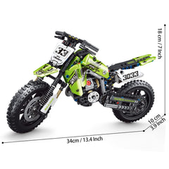 Mesiondy motorcycle model side view with realistic color and contours