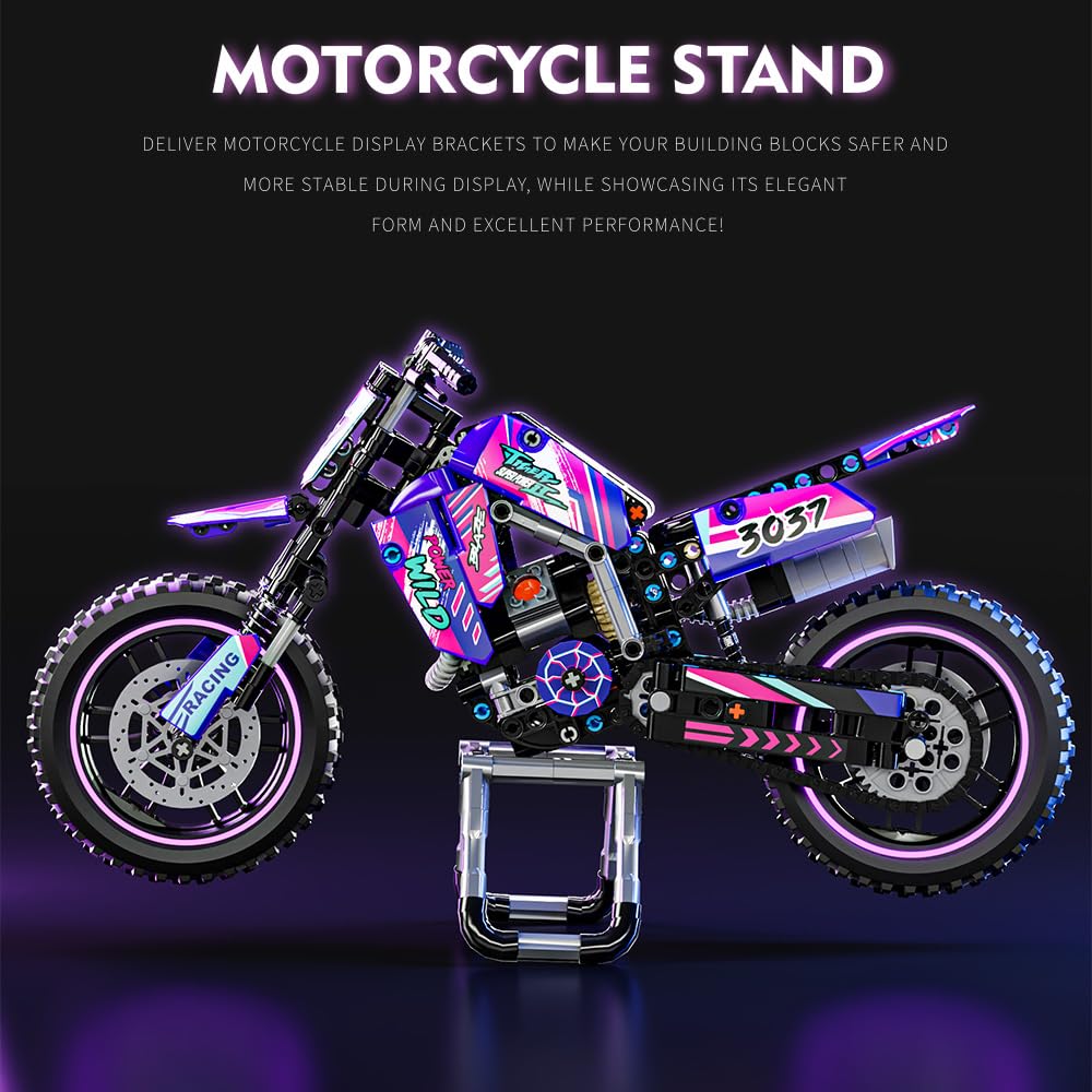 Mesiondy simulated shock absorbers enhance the model's believable engineering details.