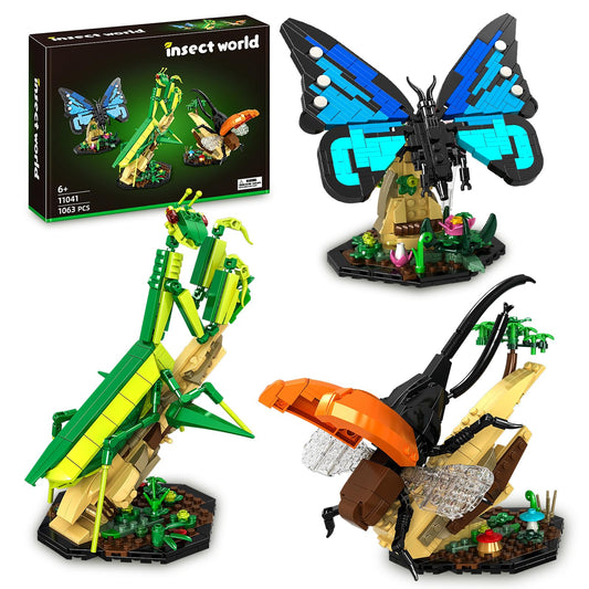 mesproud insect collection blue butterfly display shows lifelike wings for shelf display and study.