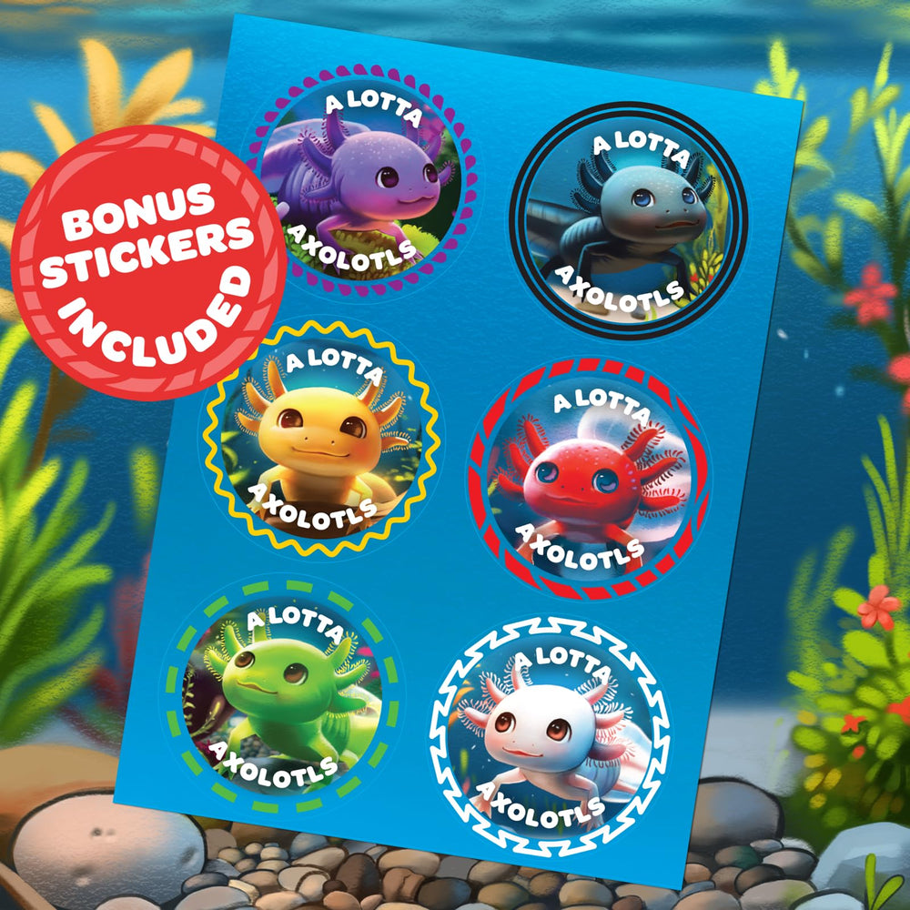 Messy Table Games A Lotta Axolotls gift-ready pack for birthdays and holidays