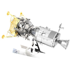 Metal Earth Apollo CSM LM 3D model kit with steel sheets for hands-on building