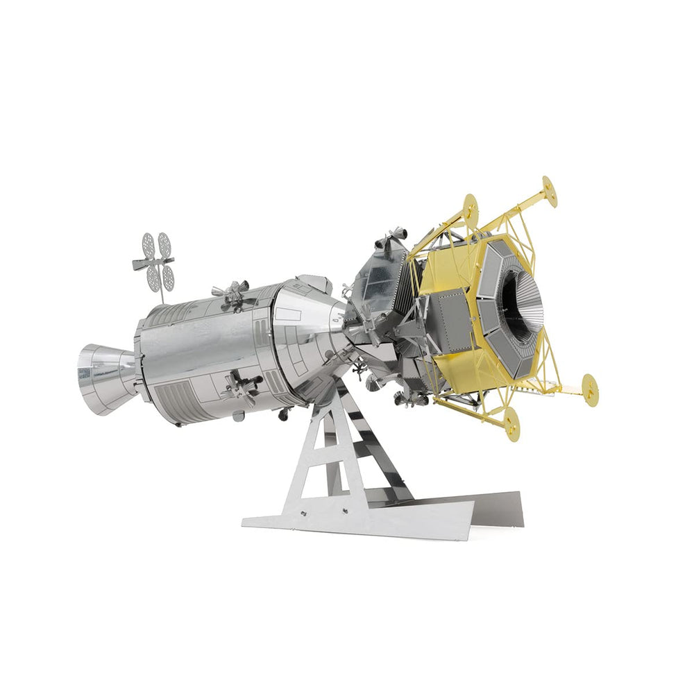 Metal Earth Apollo CSM LM parts cut from steel sheets enable precise fitting