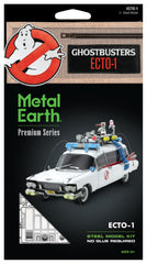 Metal Earth Ecto-1 Ghostbusters etched surfaces show fine detailing.