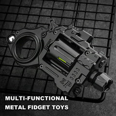Metal Fidget Gun spinner ring delivers motion to relieve tension.