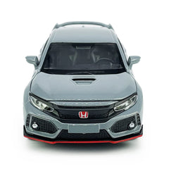 Metanyl Civic Type R toy car cement gray finish, sturdy display piece.
