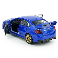 Sturdy zinc alloy casting of Metanyl blue Impreza WRX STI