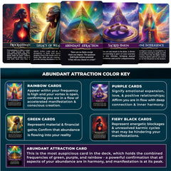 Metaphoracle Abundant Attraction rainbow cards for quick high-frequency alignment readings.