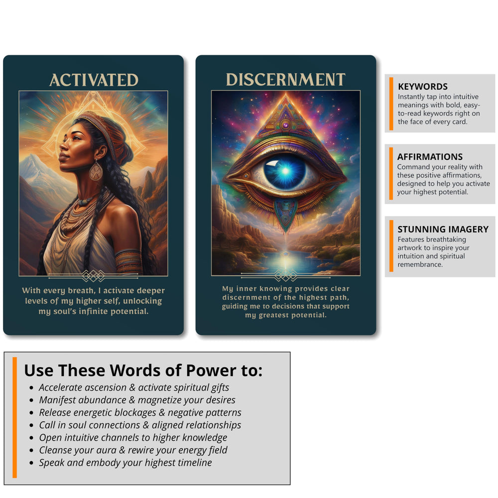 Metaphoracle Ascendium magnetic closure box keeps the deck organized after use.