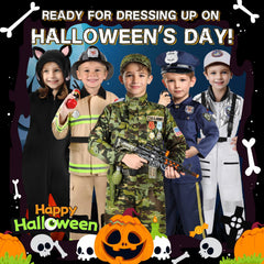 Metemot army costume with belt pockets and accessory storage for role play.