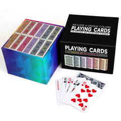 Metsyth cards feature double-sided embossing for easier shuffling.