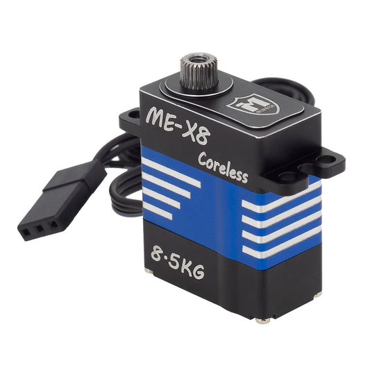 MEUS RACING coreless servo 8.5kg torque top view enhances steering precision for crawlers.