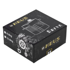 MEUS RACING coreless servo 8.5kg voltage range graphic shows 6-8.4V.