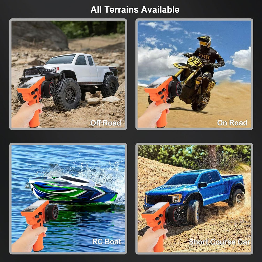 MEUS RACING ME-10B ergonomic trigger with adjustable force for precise throttle.