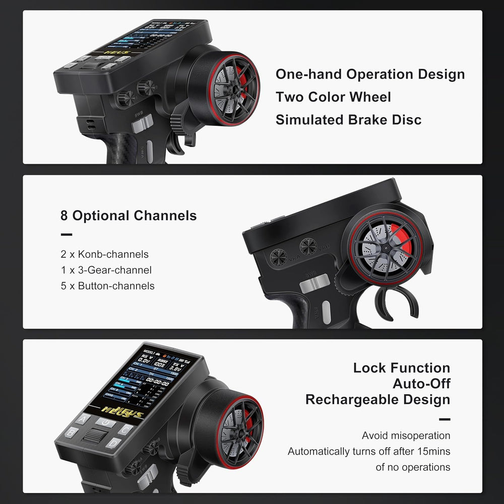 MEUS RACING ME-10B fail-safe and cruise control boost safety and confidence.