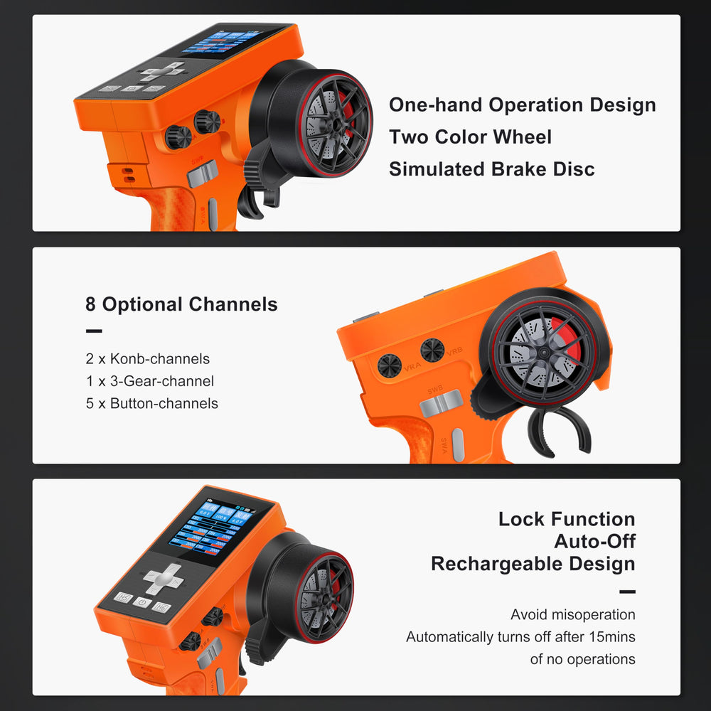 MEUS RACING packaging and accessories for quick RC setups.