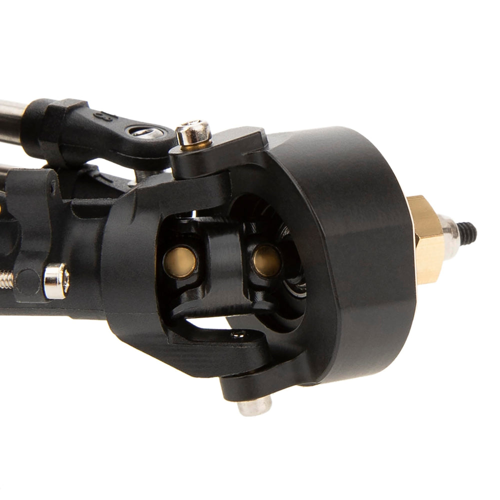 MEUS RACING nylon housing blends rigidity with flex for rough terrain.