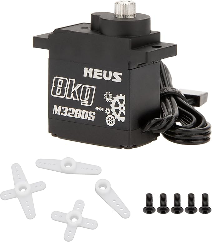 MEUS Racing CNC servo offers clean fit with precise alignment.
