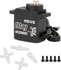 MEUS Racing CNC servo offers clean fit with precise alignment.