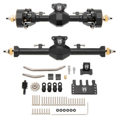 MEUS RACING SCX24 diamond-cut diff cover for rugged protection