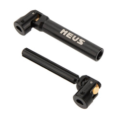 Meus Racing SCX24 center drive shaft on Axial Gladiator improves alignment.