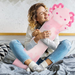 Mewaii Axolotl Plush soft fabric delivers a silky touch and gentle feel.