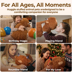 Mewaii Highland Cow plush makes a gift-ready cuddle companion.