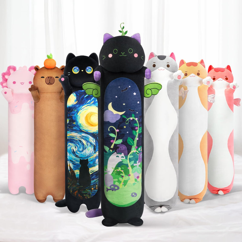 Mewaii Long Cat Plush 50cm cuddly companion for small spaces and hugging