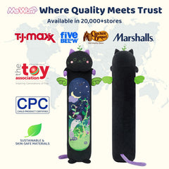Mewaii Long Cat Plush 70cm for full-body cuddle and supportive neck comfort.
